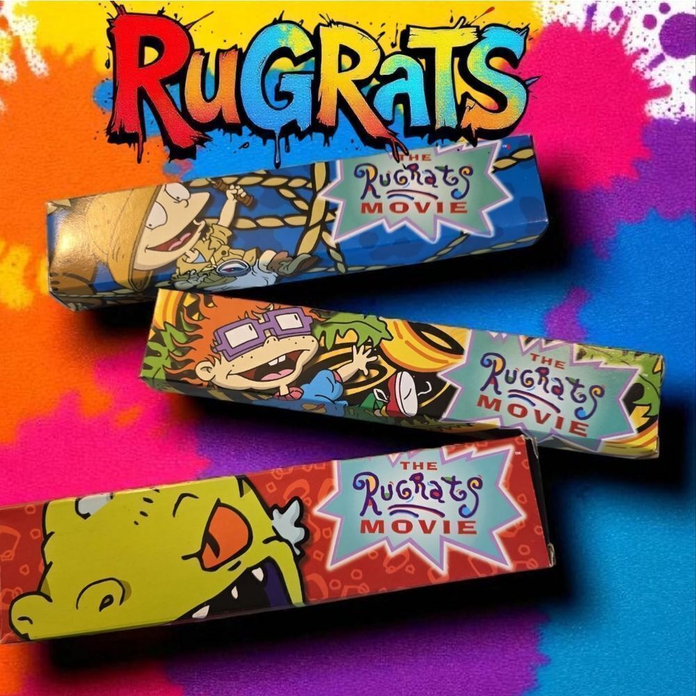 Rugrats 1998 VTG Movie Themed Watch Set Vintage New In BOX